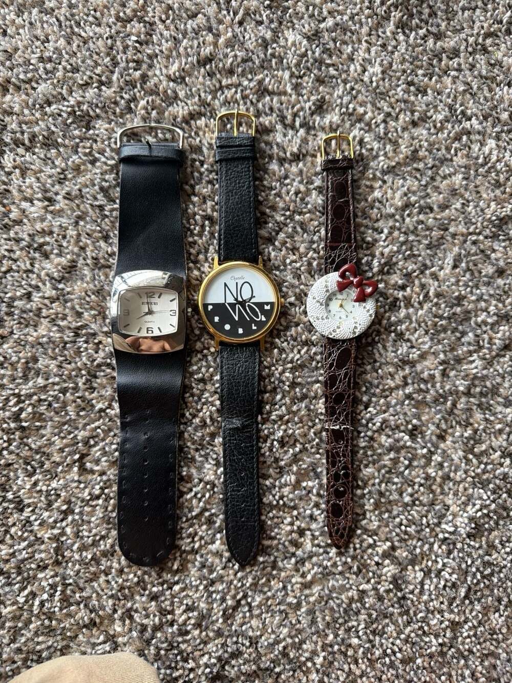 Vintage Mixed Watch Lot 3 - Rumours, Chatelle No Problem, & Ronica value~120$